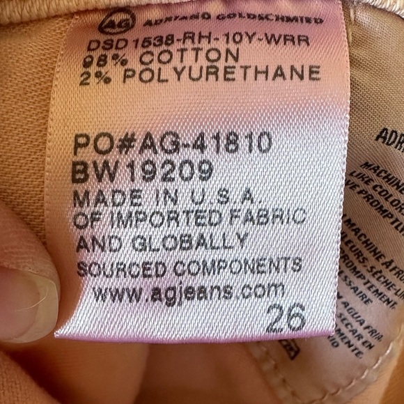 AG Adriano Goldschmied Pink Distressed Denim Mini Skirt - Picture 14 of 16